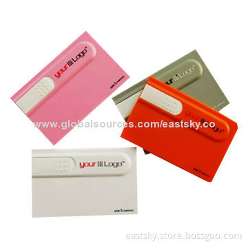 Credit card-shaped USB, more than 10 years data retention/customized color accepted
